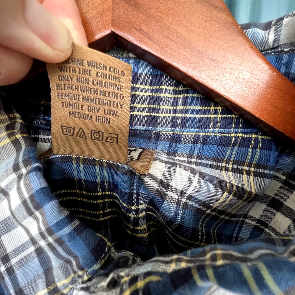 Schmidt Workwear Plaid Button Down Euc 2xlt - image 4